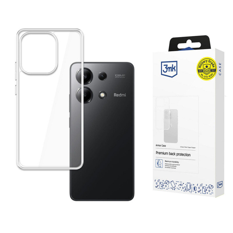 3MK Armor Case für Xiaomi Redmi Note 13 4G, Transparent