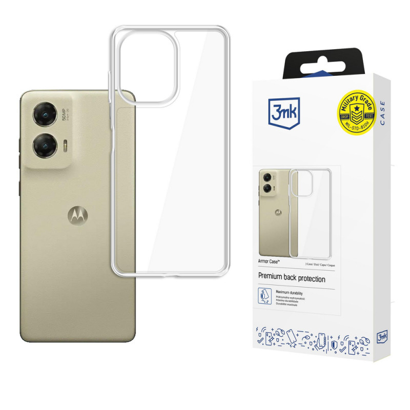 3MK Armor Case Smartphone-Hülle für Motorola Moto G Stylus 2024, transparent