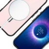 3mk Satin Armor MagCase mit MagSafe für Apple iPhone 16 (W-3SAMaCa-AiP16-0), transparent mit schwarzem Rahmen