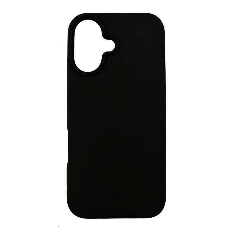 3mk Silicone Case für Apple iPhone 16 Plus, Schwarz