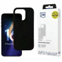 3mk Silicone Case für Apple iPhone 16 Pro, Schwarz