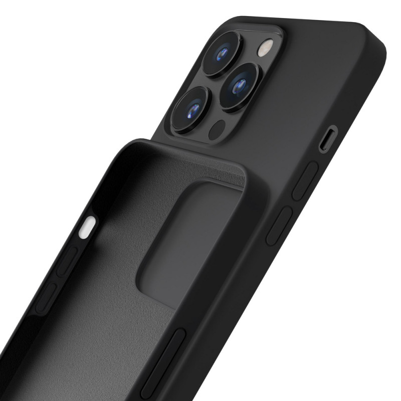 3mk Silicone Case für Apple iPhone 16 Pro Max, Schwarz