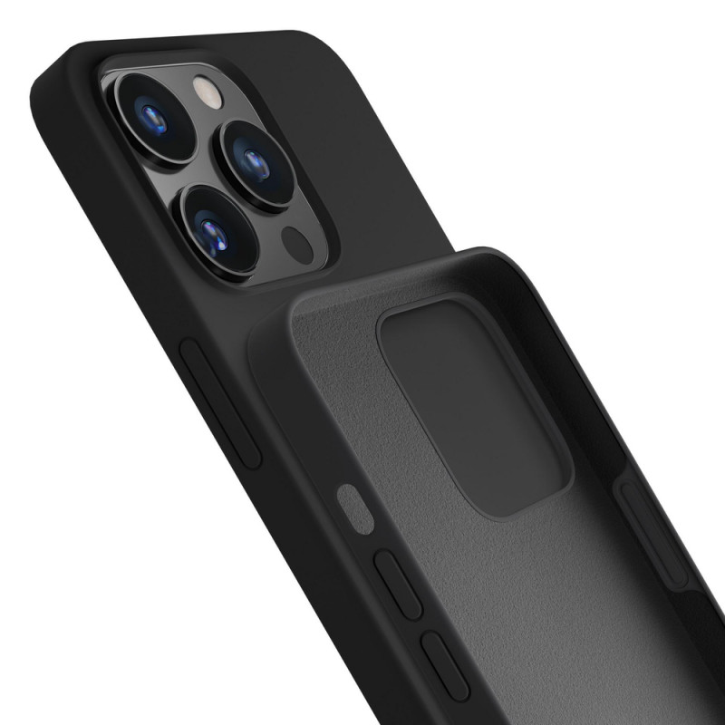 3mk Silicone Case für Apple iPhone 16 Pro Max, Schwarz