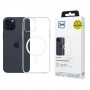 3mk Clear MagCase für Apple iPhone 15 Plus, Transparent