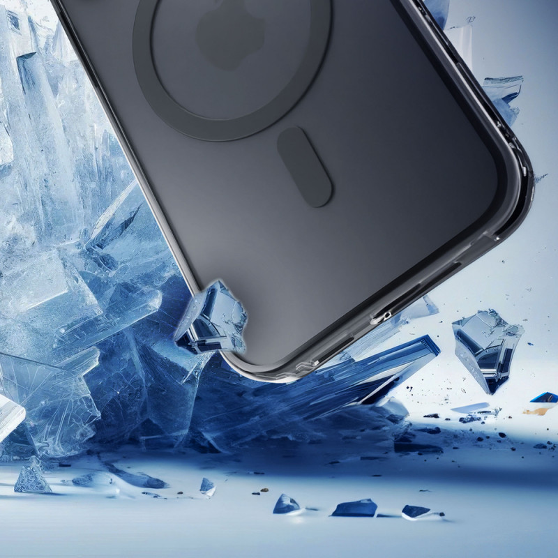 3MK Frosty MagCase Hülle für Apple iPhone 14 Plus, schwarz