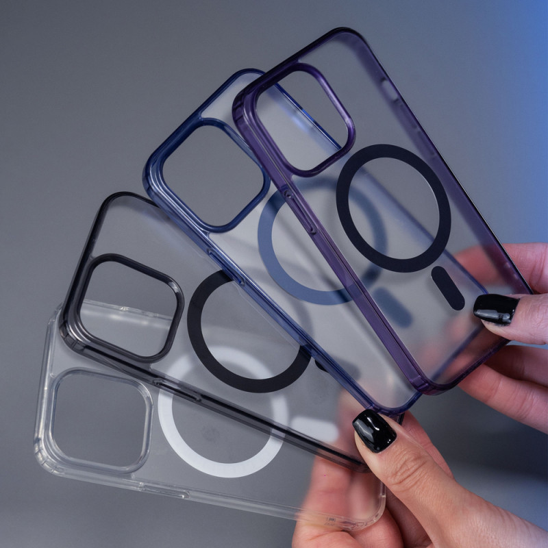 3MK Frosty MagCase Hülle für Apple iPhone 14 Plus, schwarz
