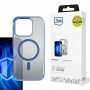 3MK Frosty MagCase Hülle für Apple iPhone 15 Pro, blau