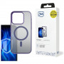 3MK Frosty MagCase MagSafe Smartphone-Hülle für Apple iPhone 13 Pro, lila