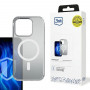 3MK Frosty MagCase MagSafe Smartphone-Hülle für Apple iPhone 16 Pro, weiß