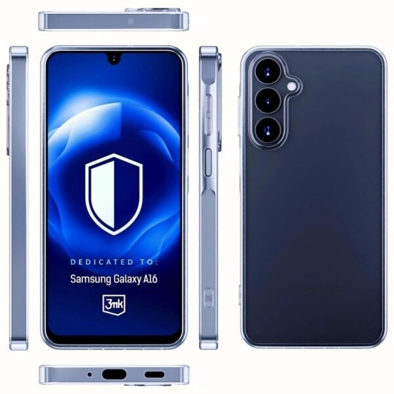 3MK Clear Case für Samsung Galaxy A16, transparent