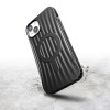 X-Doria Raptic Clutch MagSafe Hülle für Apple iPhone 14 Plus / 15 Plus, Schwarz