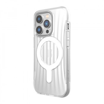 X-Doria Raptic Clutch MagSafe Hülle für Apple iPhone 14 Pro, Clear