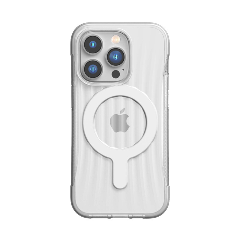 X-Doria Raptic Clutch MagSafe Hülle für Apple iPhone 14 Pro, Clear