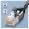 Goobay AXAGON ADE-CM20 USB-C Gigabit-Ethernet-Adapter mit integriertem 2 m CAT6-Kabel, RJ-45