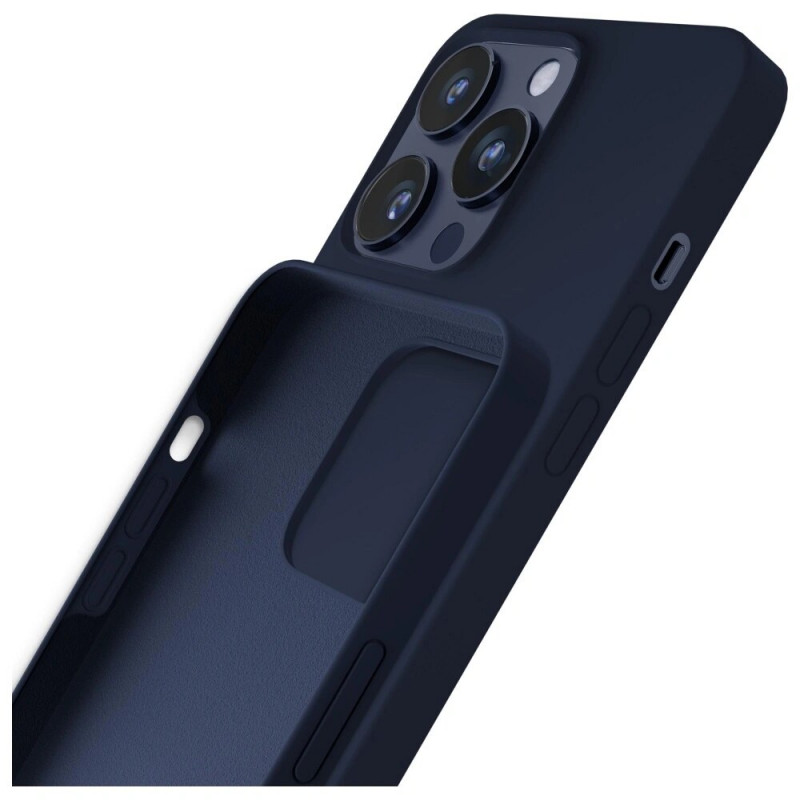 3MK Silicone Case für Apple iPhone 16 Pro Max, navy blue