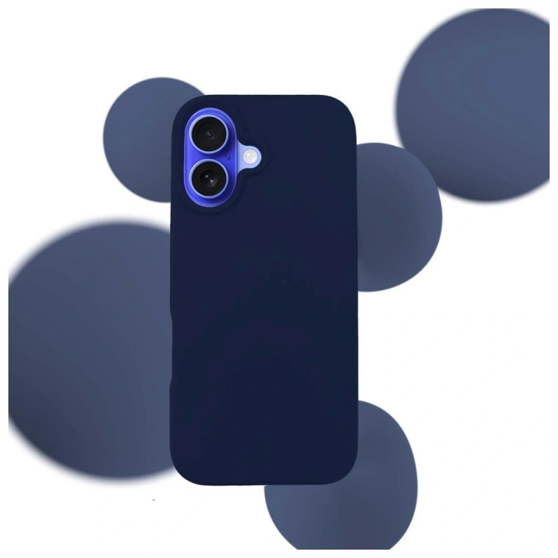 3MK Silicone Case für Apple iPhone 16 Plus, navy blue