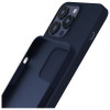 3MK Silicone Case für Apple iPhone 16 Pro, navy blue