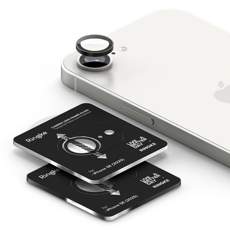 Ringke Kamerarahmen-Schutz für Apple iPhone 17e / 16e, Schwarz (2 Stk.)