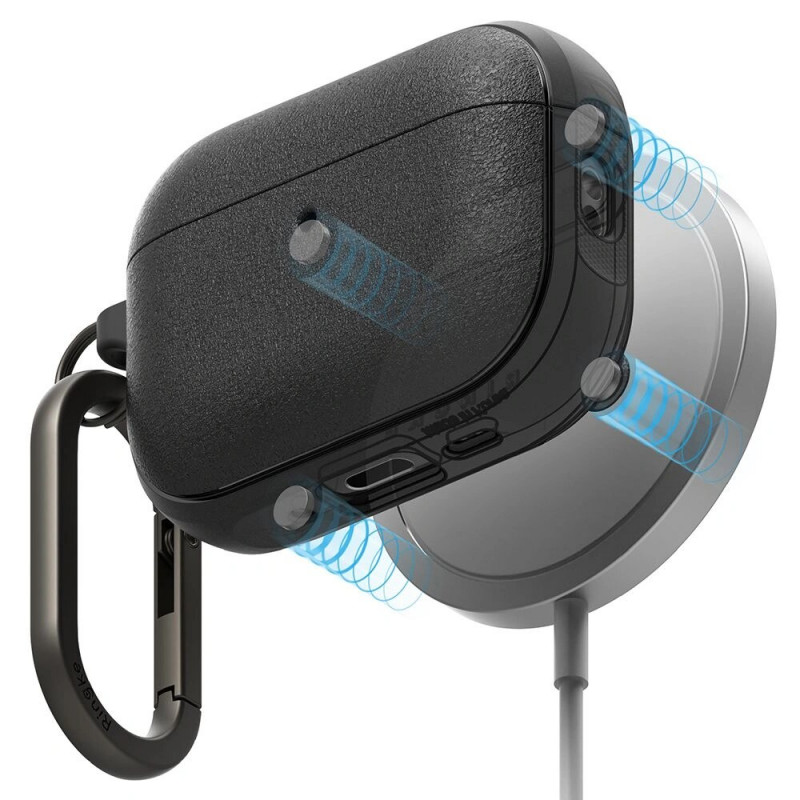Ringke Onyx Magnetische MagSafe-Hülle für Apple AirPods Pro 3, Schwarz