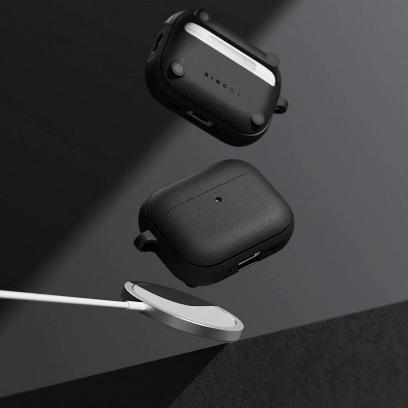 Ringke Onyx Magnetische MagSafe-Hülle für Apple AirPods Pro 3, Schwarz