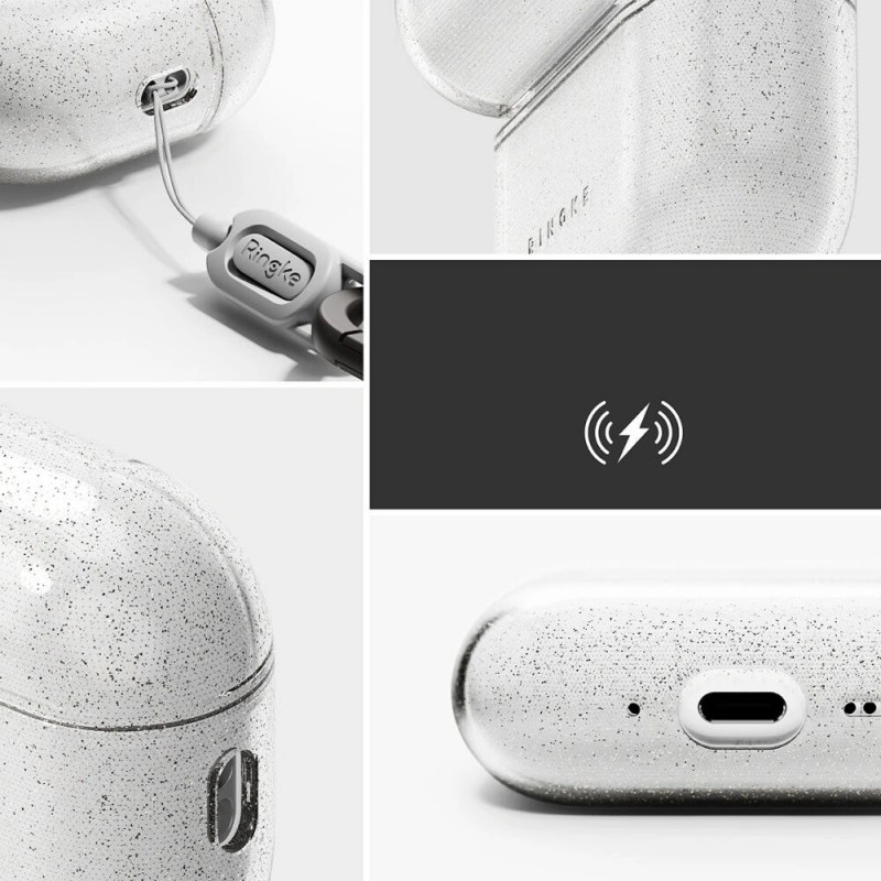 Ringke Air Case für Apple AirPods Pro 3, Glitter Clear