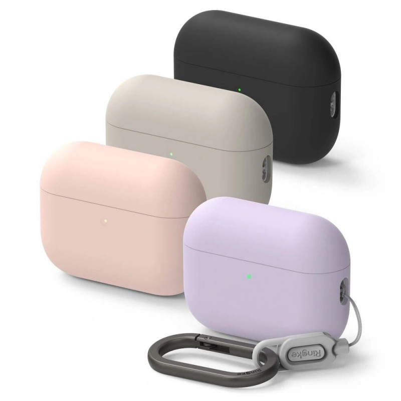 Ringke Silikonhülle für Apple AirPods Pro 3, Stone (Beige)