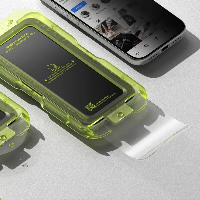 Ringke Easy Slide Privacy gehärtetes Glas für Apple iPhone 17 Pro Max (2 Stk.)