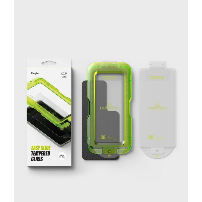 Ringke Easy Slide Panzerglas für Samsung Galaxy S26 Ultra, transparent (2 Stk.)