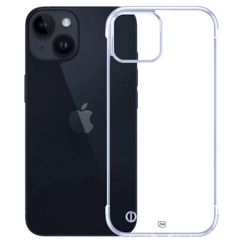 3mk Just20g Clear Case Apple iPhone 15 Plus Smartphone-Hülle, transparent