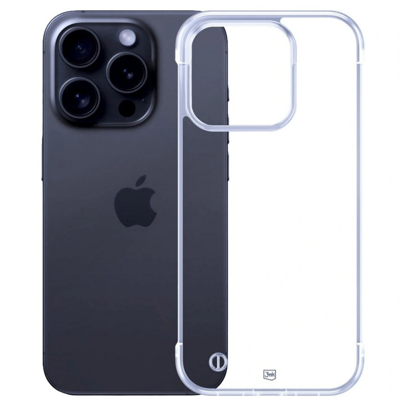 3mk Just20g Clear Case Apple iPhone 15 Pro Max Smartphone-Hülle, transparent