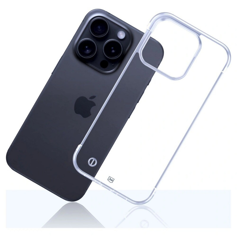 3mk Just20g Clear Case Apple iPhone 15 Pro Max Smartphone-Hülle, transparent