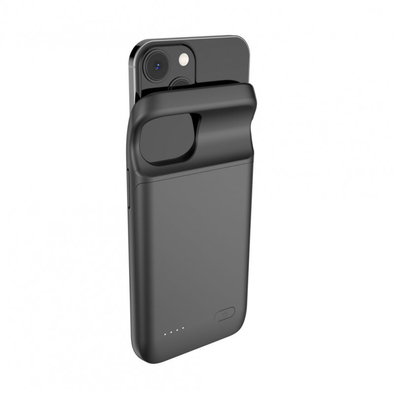 Tech-Protect PowerCase 4700 mAh Hülle mit Akku für Apple iPhone 12 mini / 13 mini, schwarz