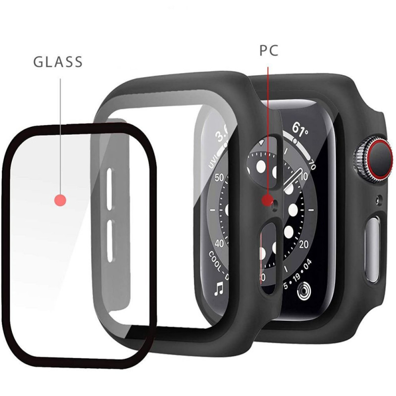 Tech-Protect Defense360 Hülle für Apple Watch 4/5/6/7/8/9/SE 44/45 mm, schwarz