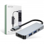 Tech-Protect V2 4-in-1 USB-C-Hub, grau