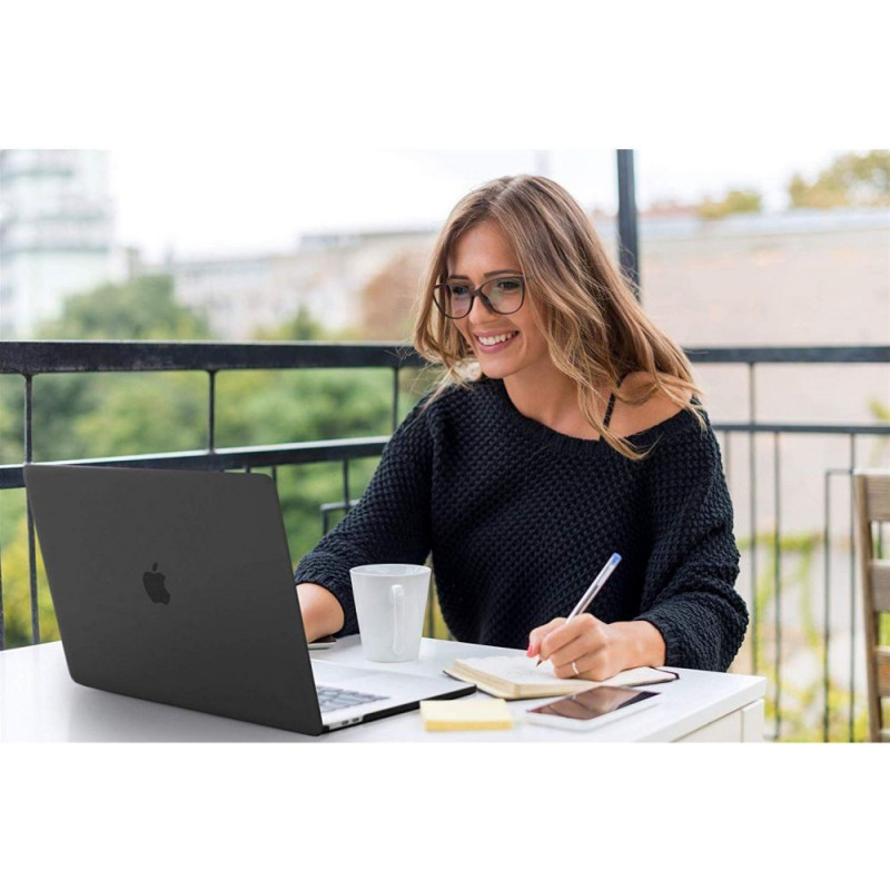 Tech-Protect SmartShell Hülle für Apple MacBook Air 13 2022-2024, kristallklar
