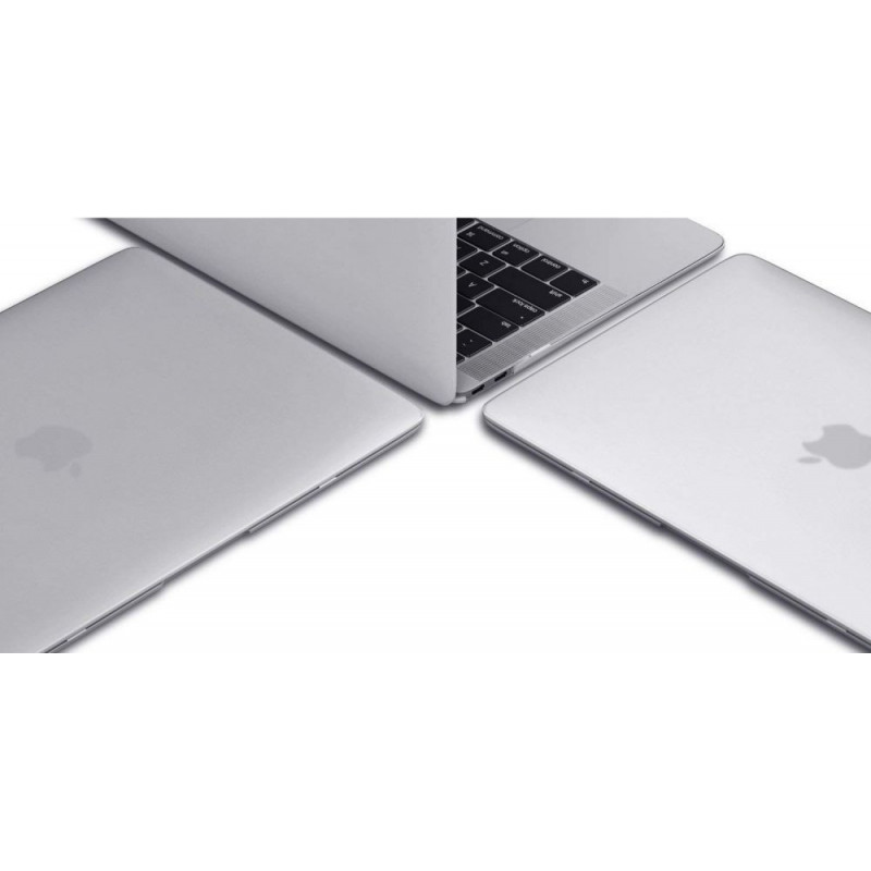 Tech-Protect SmartShell Hülle für Apple MacBook Air 13 2022-2024, mattschwarz