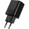 Tech-Protect C30W 2-Port-Wandladegerät, USB-C PD 30W und USB-A QC 3.0, schwarz