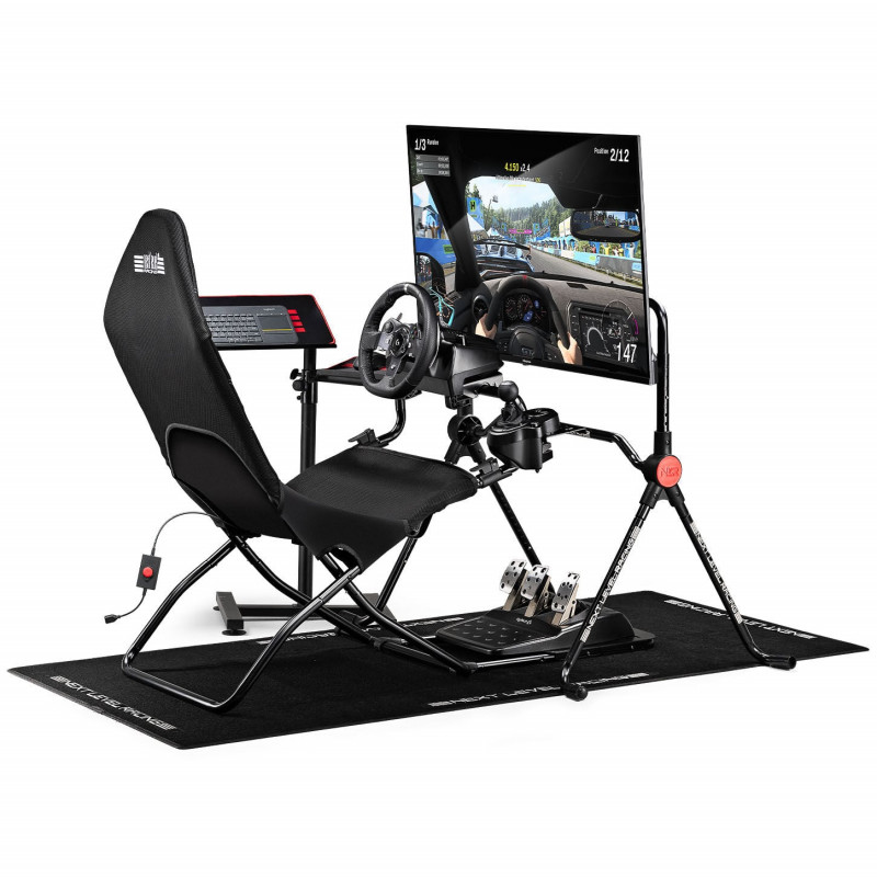 Next Level Racing GTLite Air faltbares Cockpit, SIMAERO Mesh, schwarz