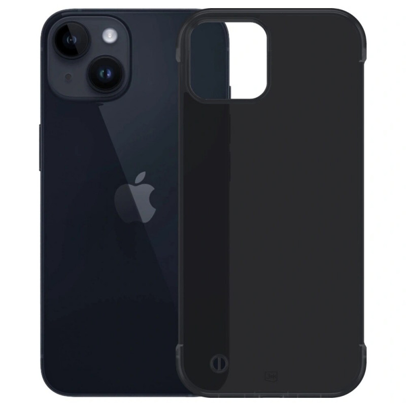 3mk Just20g Matt Case Apple iPhone 15 Plus Smartphone-Hülle, mattschwarz