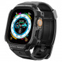 Spigen Rugged Armor Pro Armband-Hülle für Apple Watch Ultra 1 / 2 / 3 49 mm, Schwarz