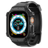 Spigen Rugged Armor Pro Armband-Hülle für Apple Watch Ultra 1 / 2 / 3 49 mm, Schwarz