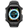 Spigen Rugged Armor Pro Armband-Hülle für Apple Watch Ultra 1 / 2 / 3 49 mm, Schwarz
