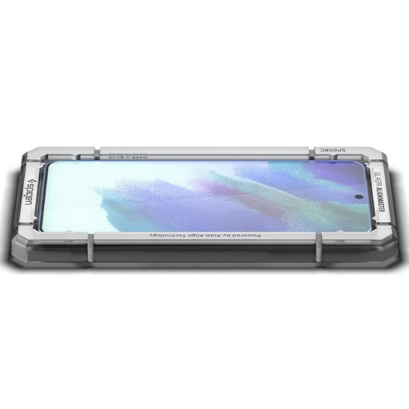 Spigen AlignMaster GLAS.tR gehärtetes Glas für Samsung Galaxy S21 FE (2 Stk.)