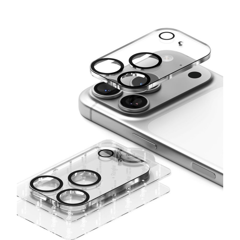 Ringke Camera Full Cover Apple iPhone 18 Pro Max Kameraglas-Schutz, 9H gehärtetes Glas, schwarz (2 Stk.)