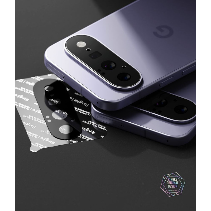Ringke Camera Full Cover Google Pixel 11 Kameraglas-Schutz, 9H gehärtetes Glas, schwarz (2 Stk.)