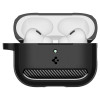 Spigen Rugged Armor ACS09822 Hülle für Apple AirPods Pro 3, Mattschwarz