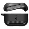 Spigen Rugged Armor ACS09822 Hülle für Apple AirPods Pro 3, Mattschwarz