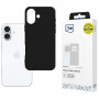 3MK Matt Case Pro für Apple iPhone 16, Schwarz