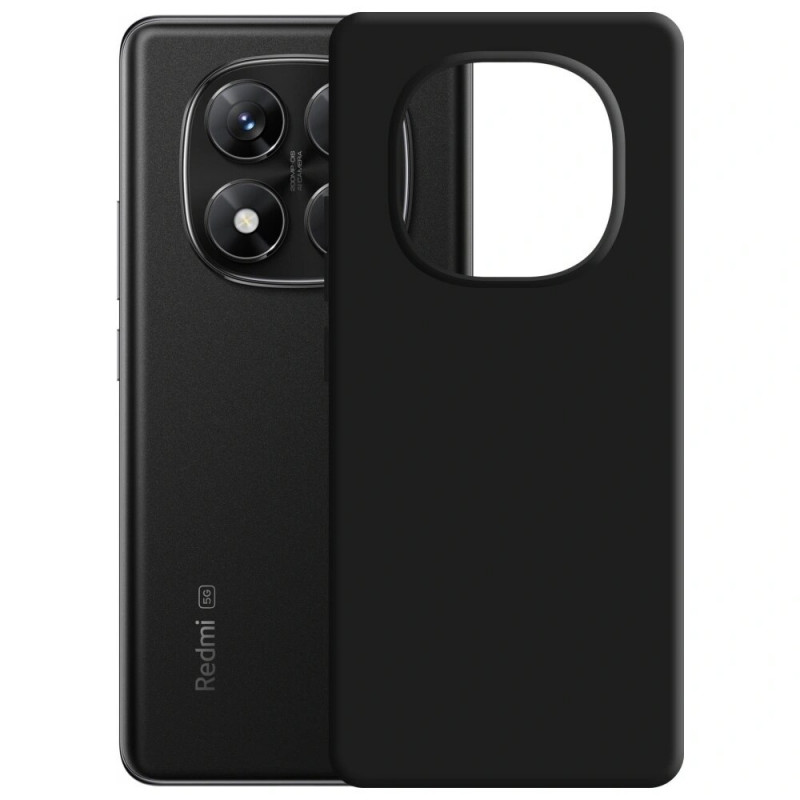 3MK Matt Case Pro für Xiaomi Redmi Note 14 Pro 5G / Poco X7 5G, Schwarz