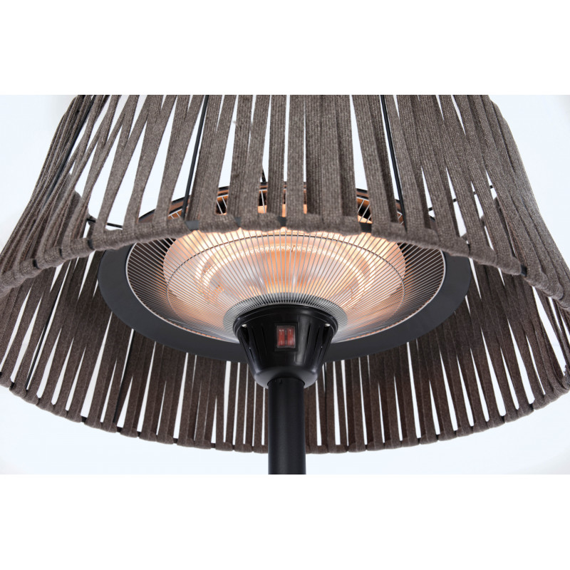 Sunred ARTIX M-SO BROWN Corda Bright stehender Infrarot-Heizstrahler, 2100 W, braun, IP44